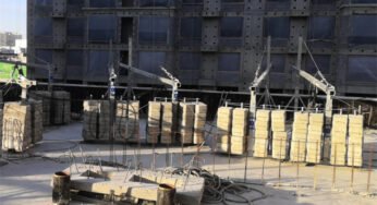 Suspended platform for Construction in Beijing