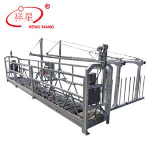 High rise window cleaning lift platform, window washing scaffolding suspended ZLP630