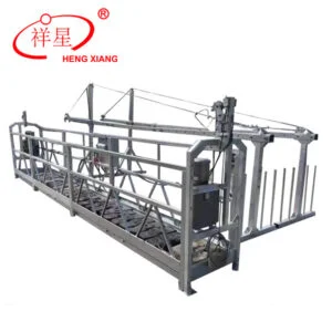 High rise window cleaning lift platform, window washing scaffolding suspended ZLP630