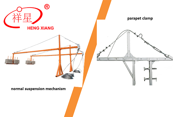 anchor structure for suspended scaffold