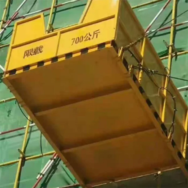 Unloading platform for high-rise building construction - Image 2