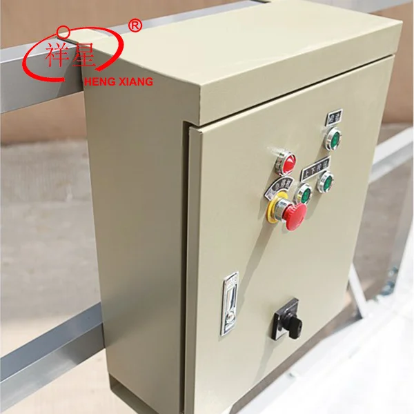 Suspended platform control panel