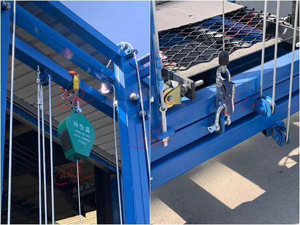 electric scaffolding anti-fall device