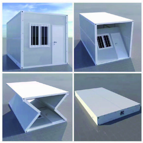 Folding Container House for sale, prefabricated house