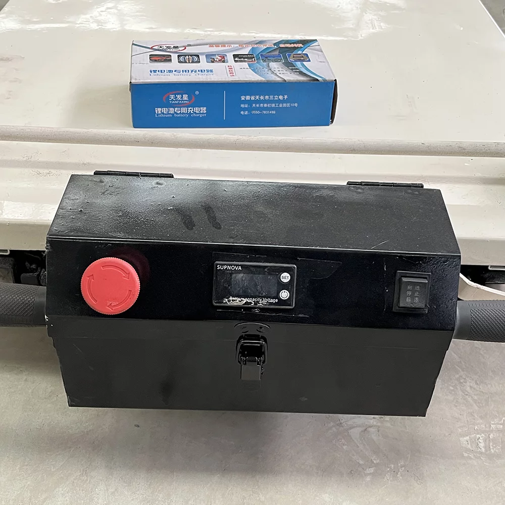 Portable truck-mounted hydraulic trolley, electric pallet truck for sale - Image 2