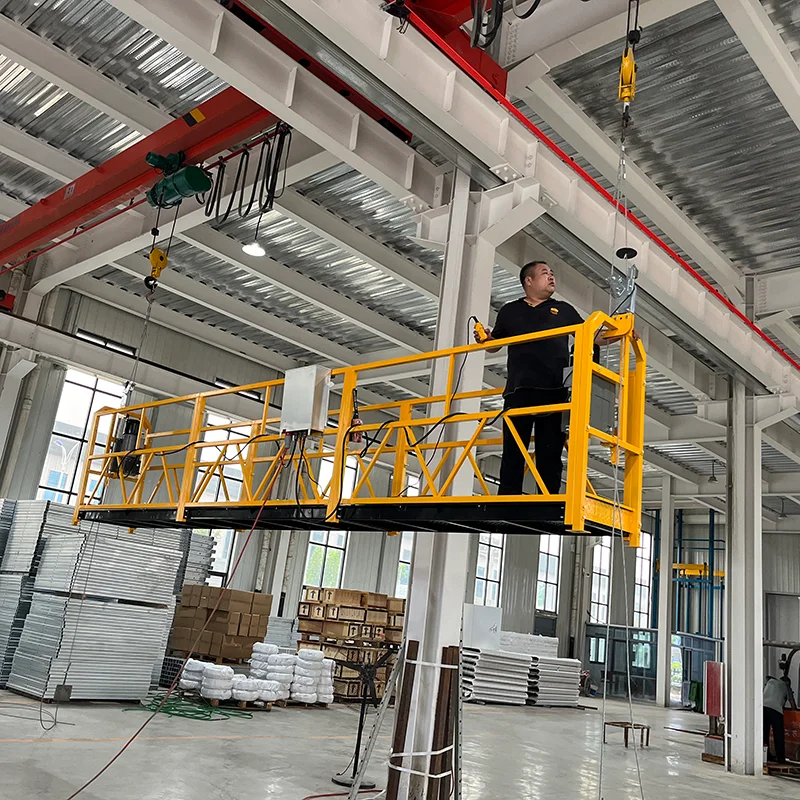 Construction gondola lift ZLP 800 suspended platform for sale